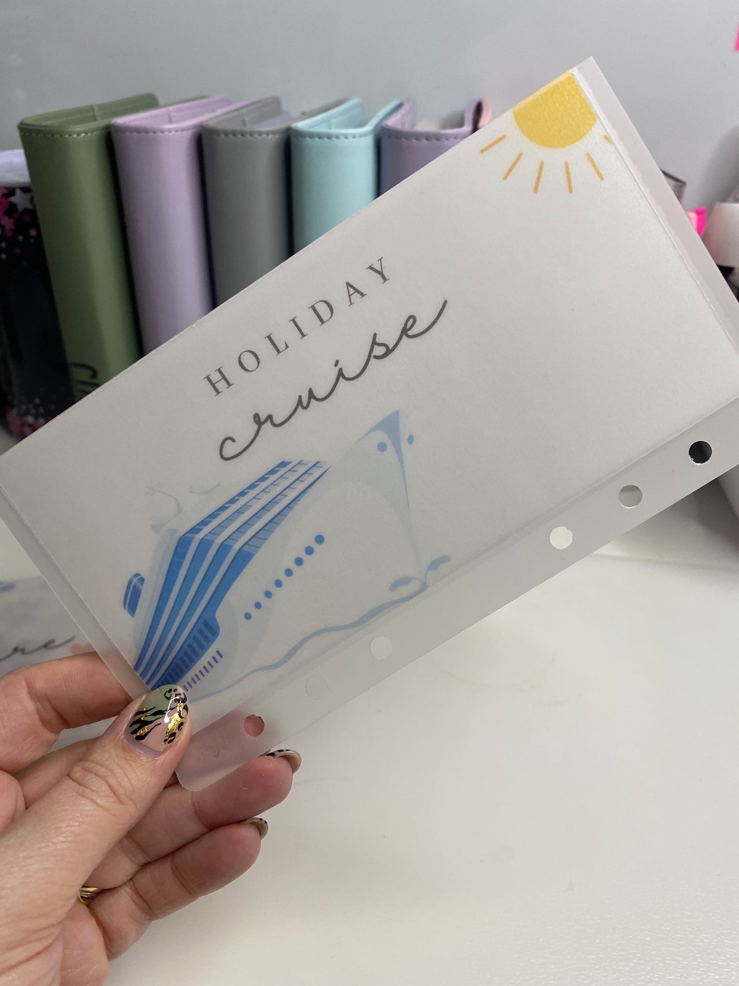 Cruise Vellum Wallet, Cash Stuffing