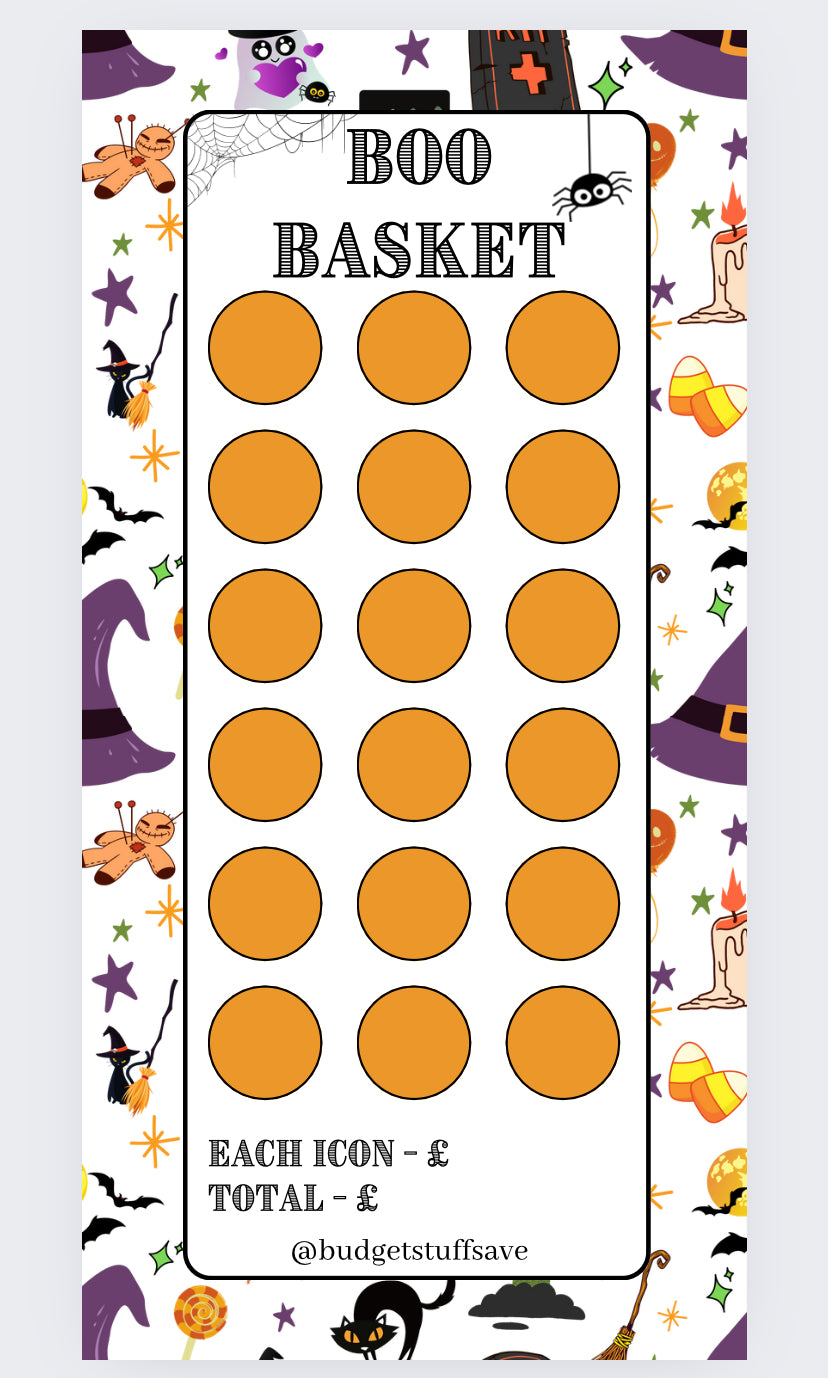 Boo Basket Savings Tracker