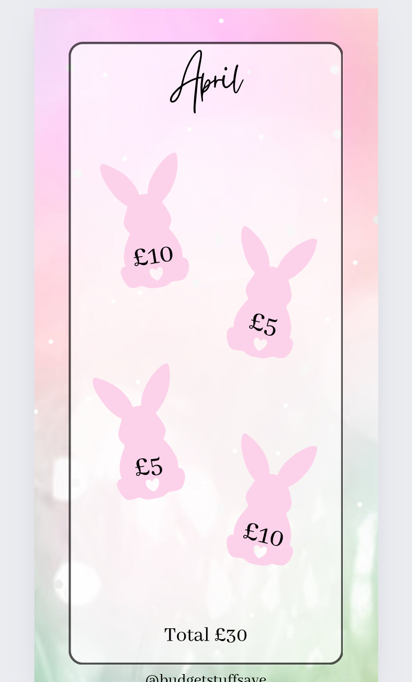 Monthly Savings Bundle, Cash Stuffing