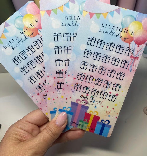 Birthday Vellum and Tracker