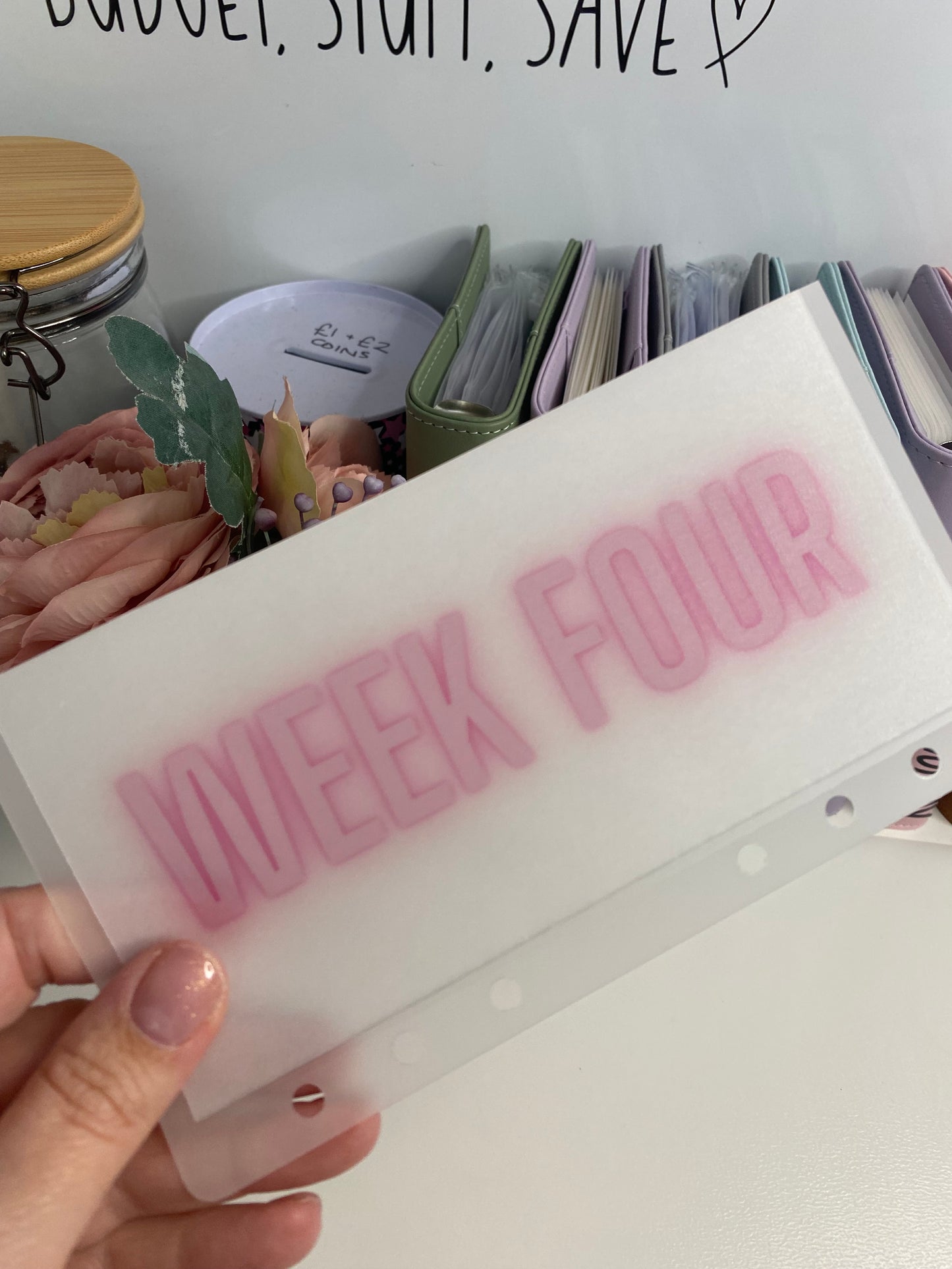 Week 1-5 NEON BOLD Vellum Wallets A6