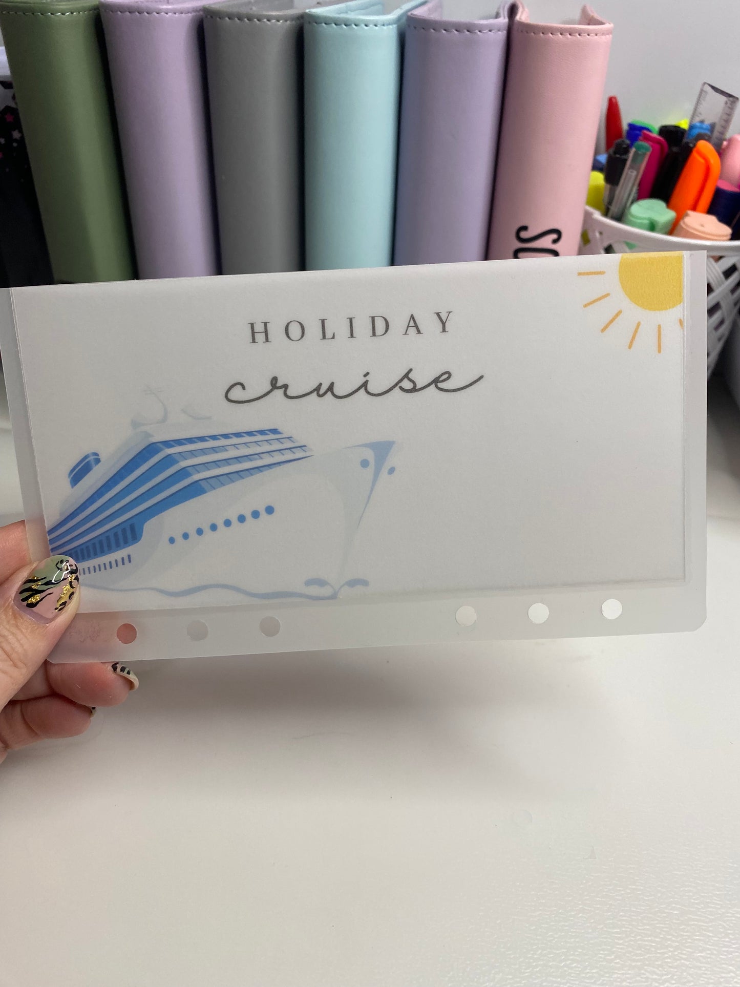 Cruise Vellum Wallet, Cash Stuffing