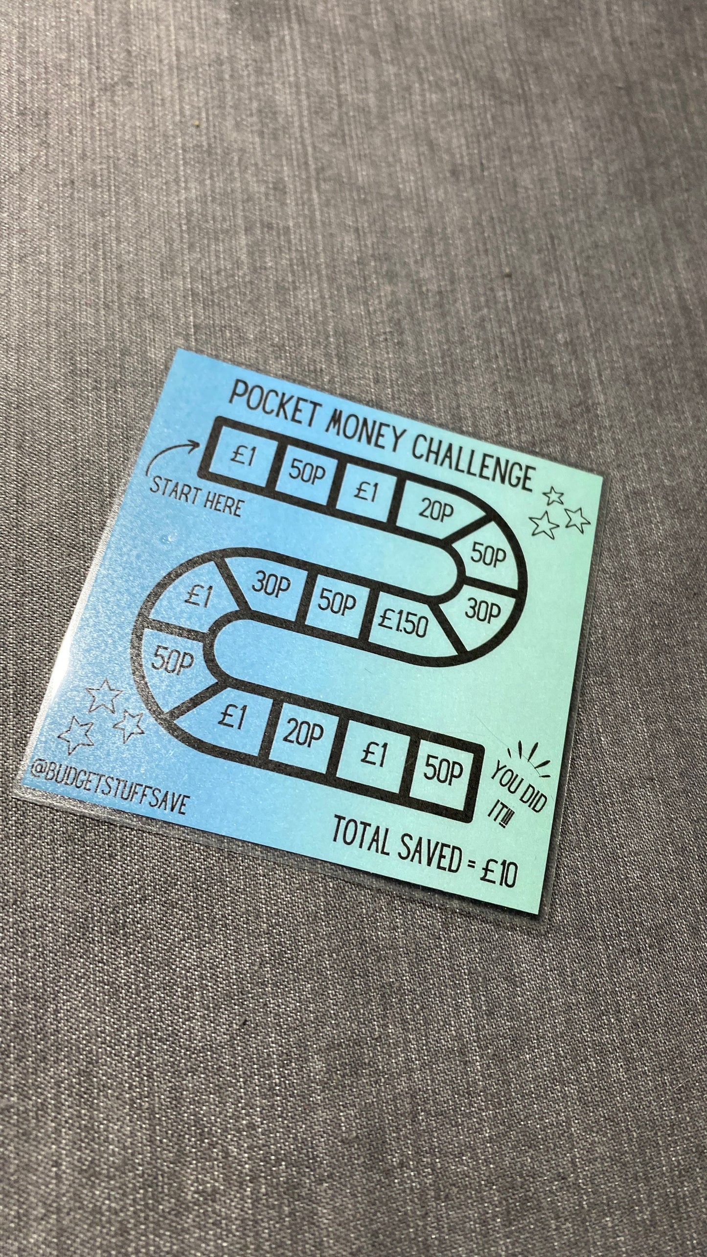 Pocket Money Savings Challenge, Budget Binder, Cash Stuffing