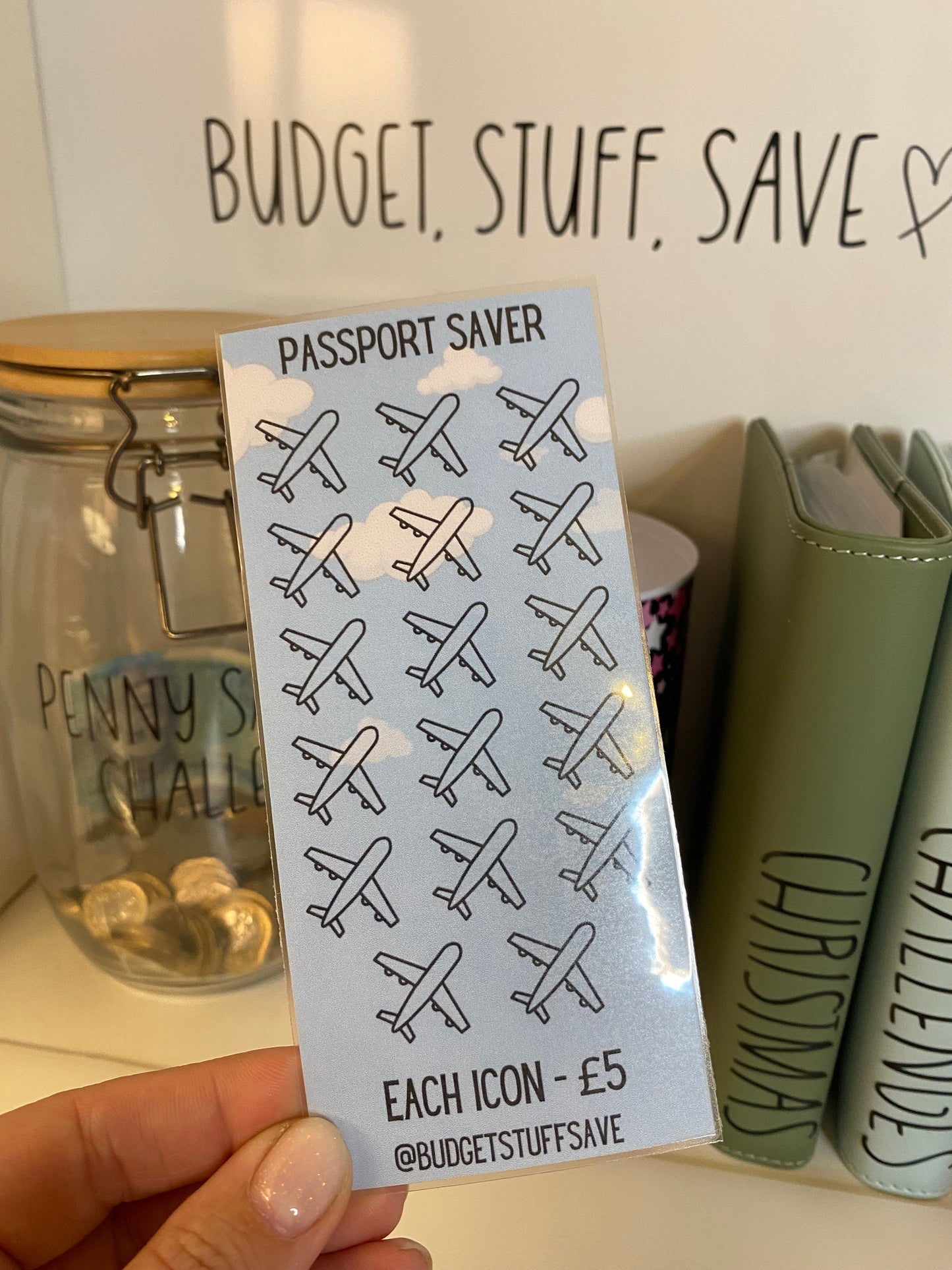 Passport Savings Tracker, Cash Stuffing, Budgeting