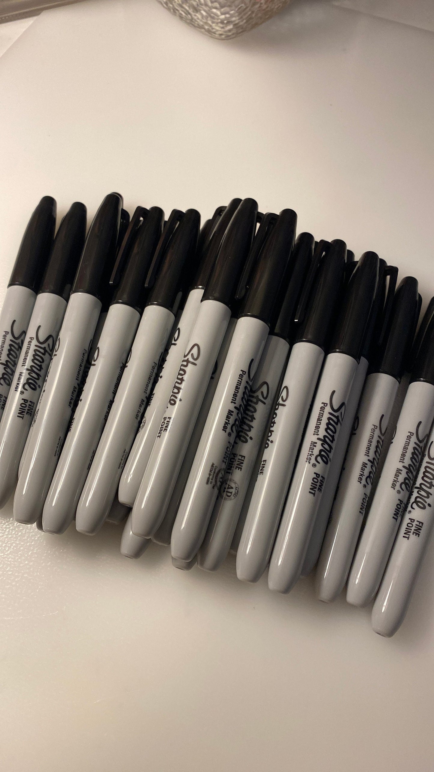 Set of 3 black sharpie pens, perfect for cash stuffing, budgeting