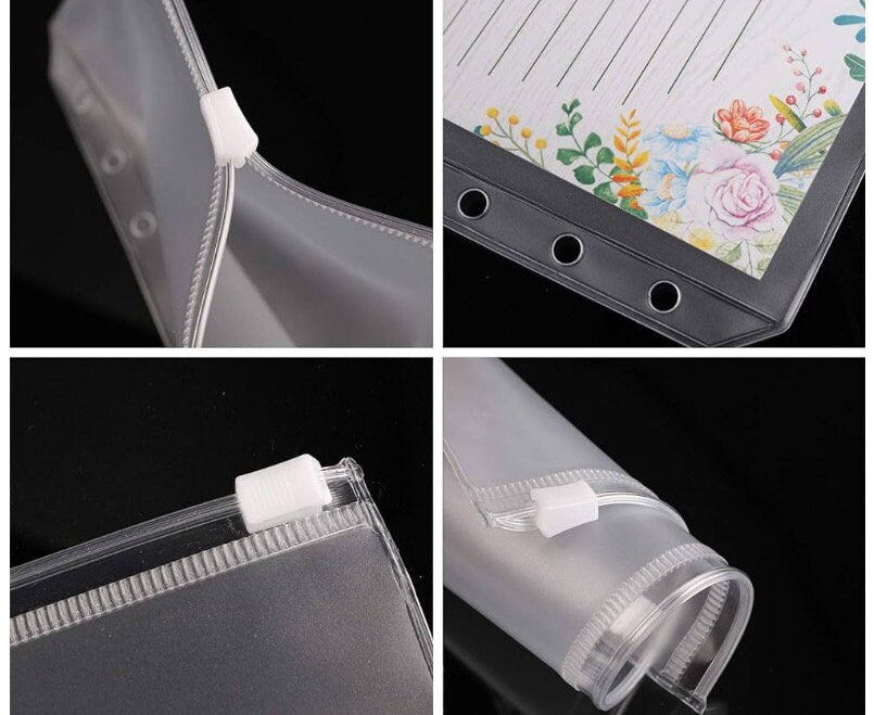 Single Zip Cash Wallet for A6 Binder, Cash, Card, Wallet, Saver, Track, Organise, Prepared