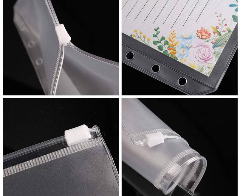 Single Zip Cash Wallet for A6 Binder, Cash, Card, Wallet, Saver, Track, Organise, Prepared