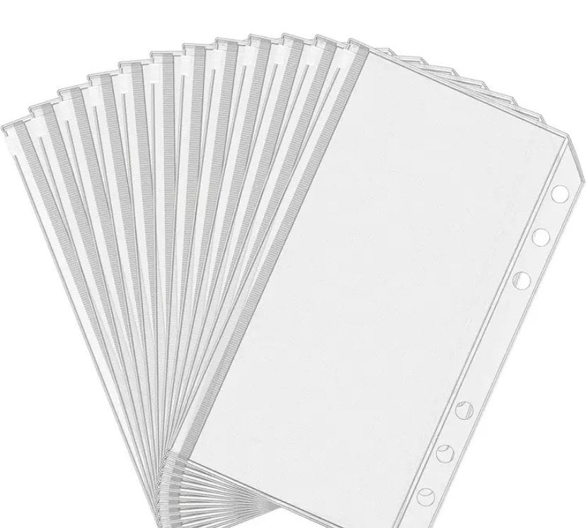 Single Zip Cash Wallet for A6 Binder, Cash, Card, Wallet, Saver, Track, Organise, Prepared