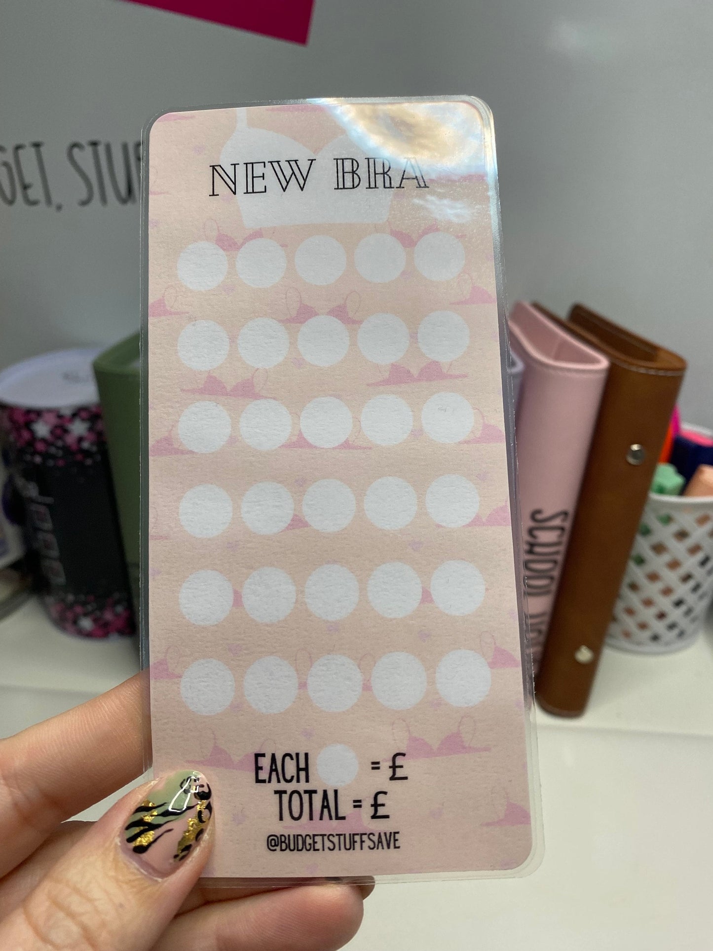 New Bra Savings Tracker, Cash Stuffing, Budgeting