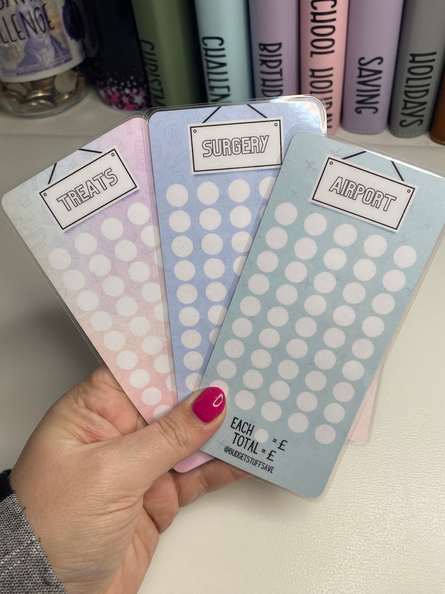 cosmetic Surgery Savings Tracker Bundle, Cash Stuffing