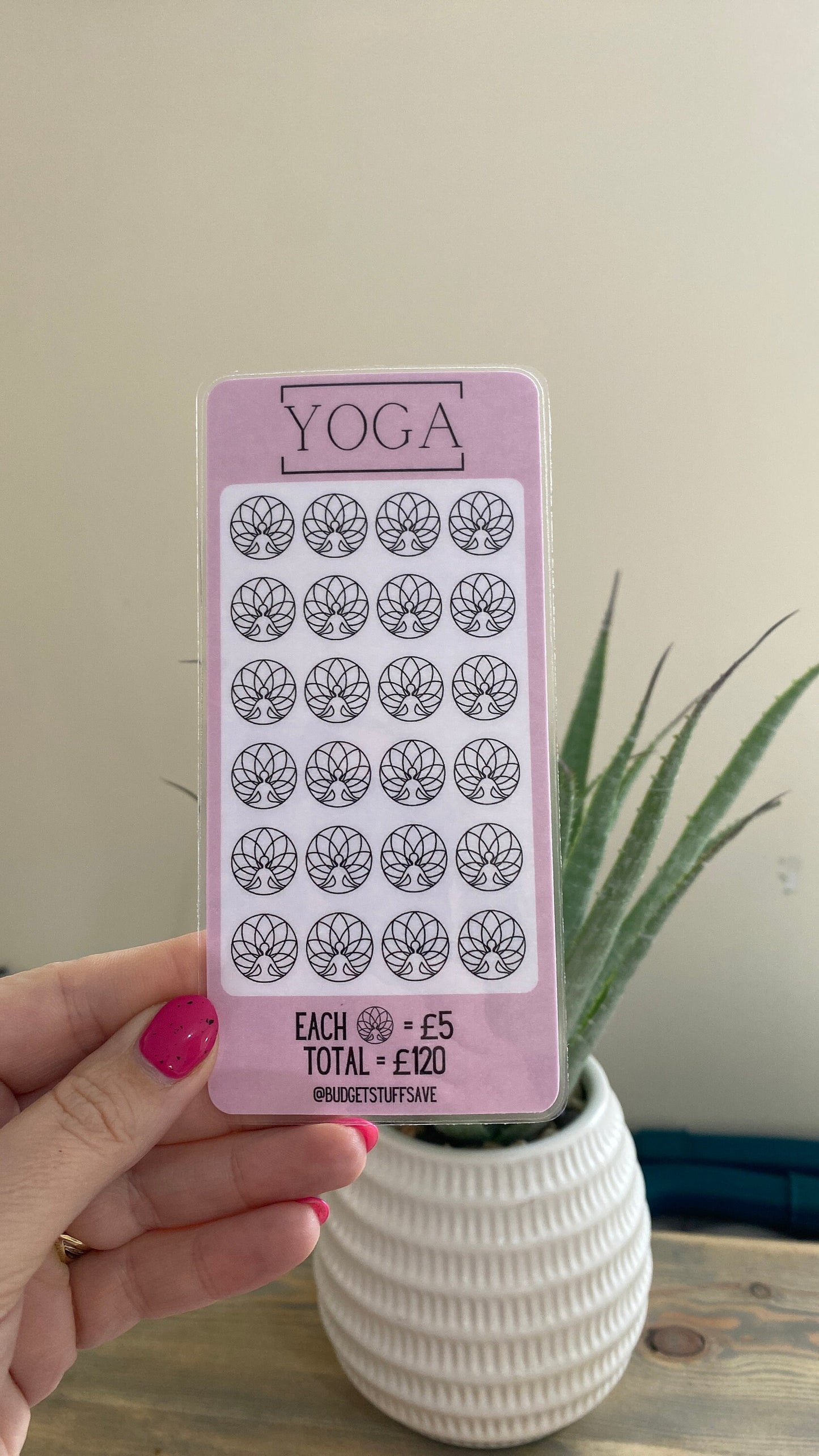 Yoga Savings Tracker, Cash Stuffing, Budgeting, Save, Tracker, Yoga, Cash, Progress, Planning, Organise