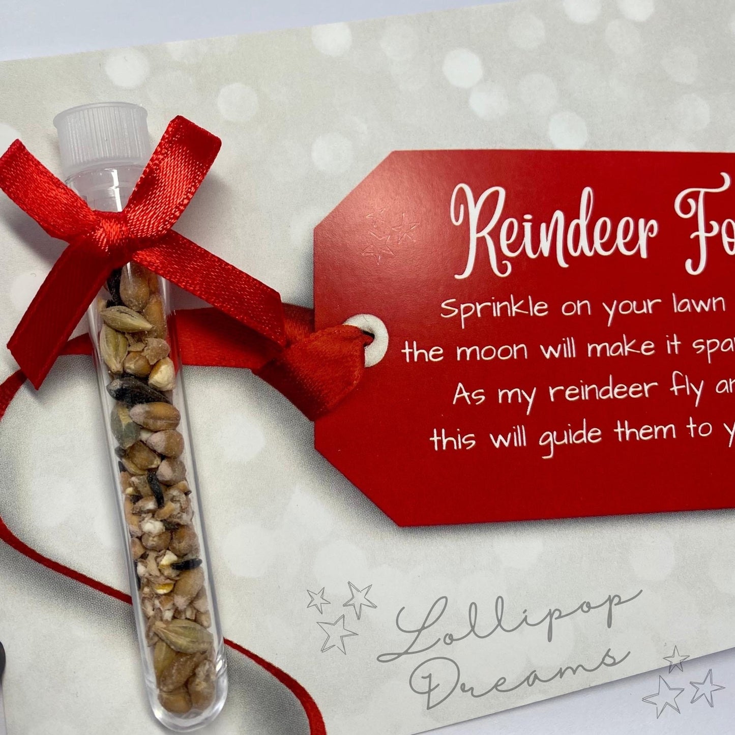 Reindeer Food, Made by Homeschooled children for business project! Christmas, Christmas Eve Box, Reindeer, Santa, Present, Gift, Christmas