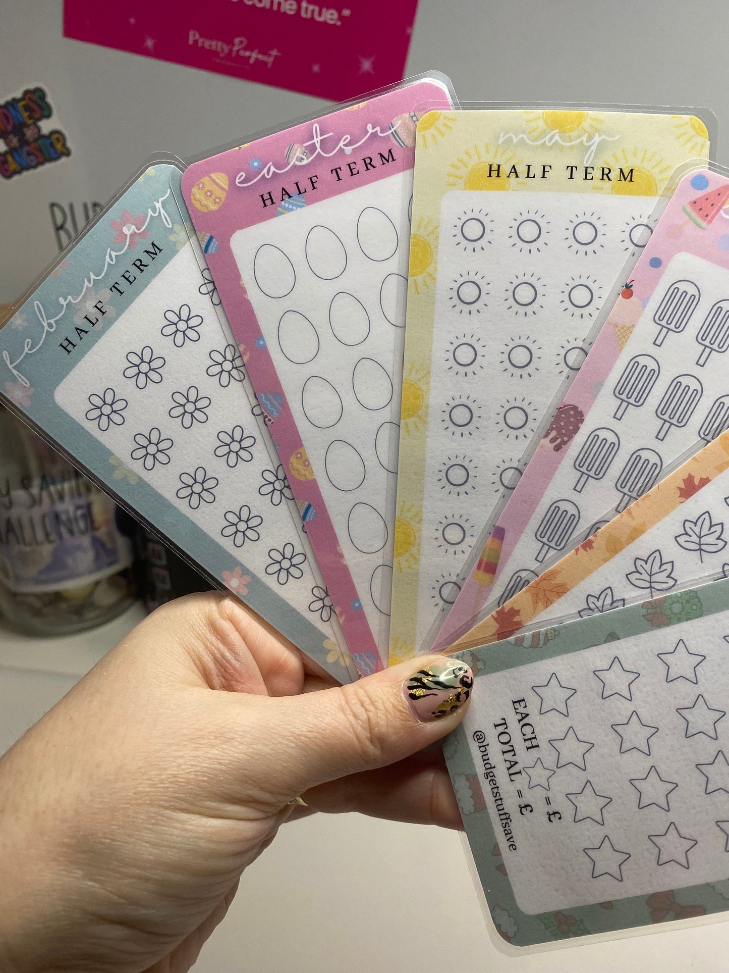 School Holidays Savings Tracker Bundle, Cash Stuffing, Budgeting, Incremental savings, Financial planning, Milestone tracker