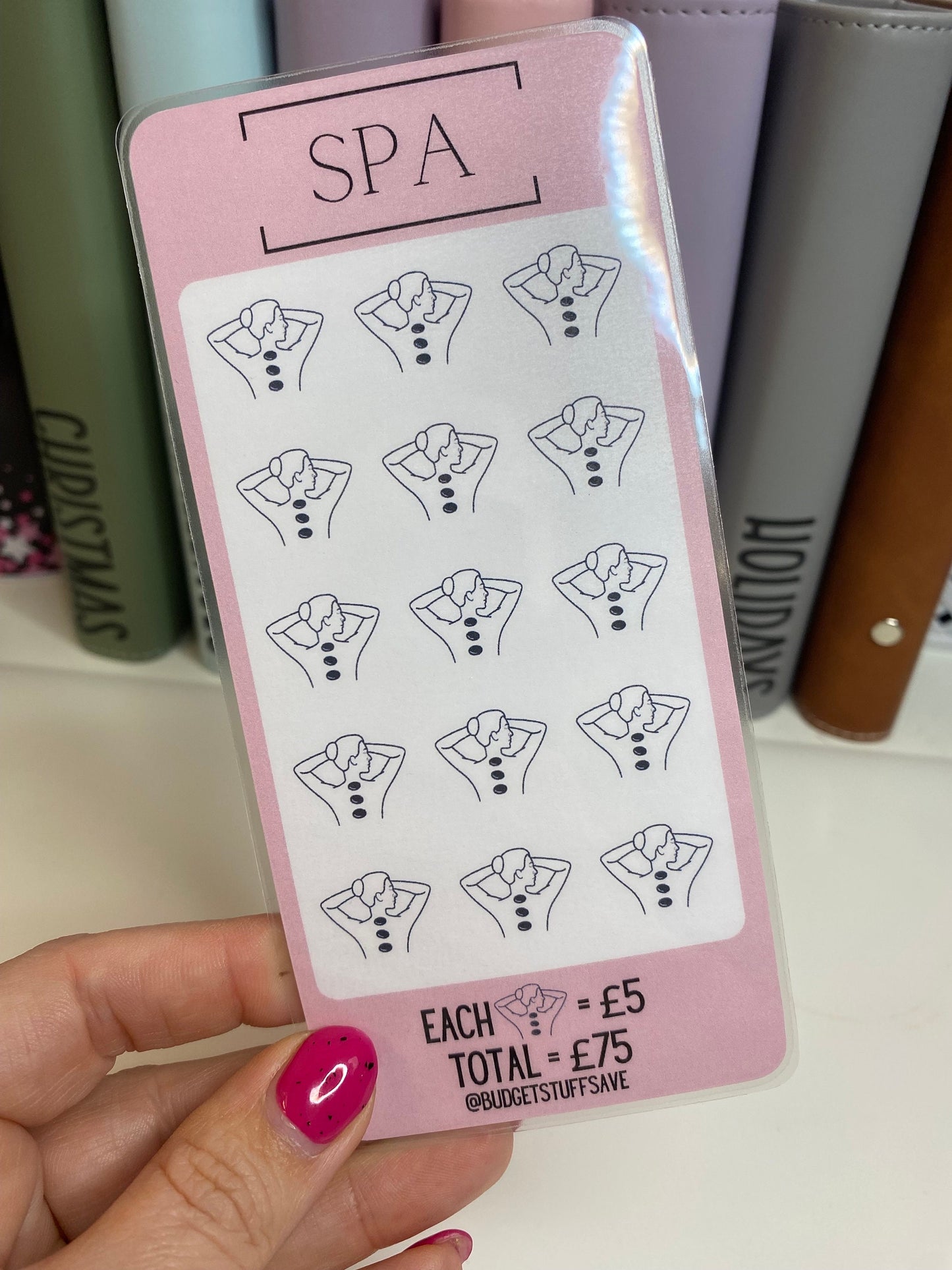 Spa Savings Tracker, Cash Stuffing, Budget Binder Trackers, Save Money, Cash Envelopes, Budgeting, Money Saving Challenges