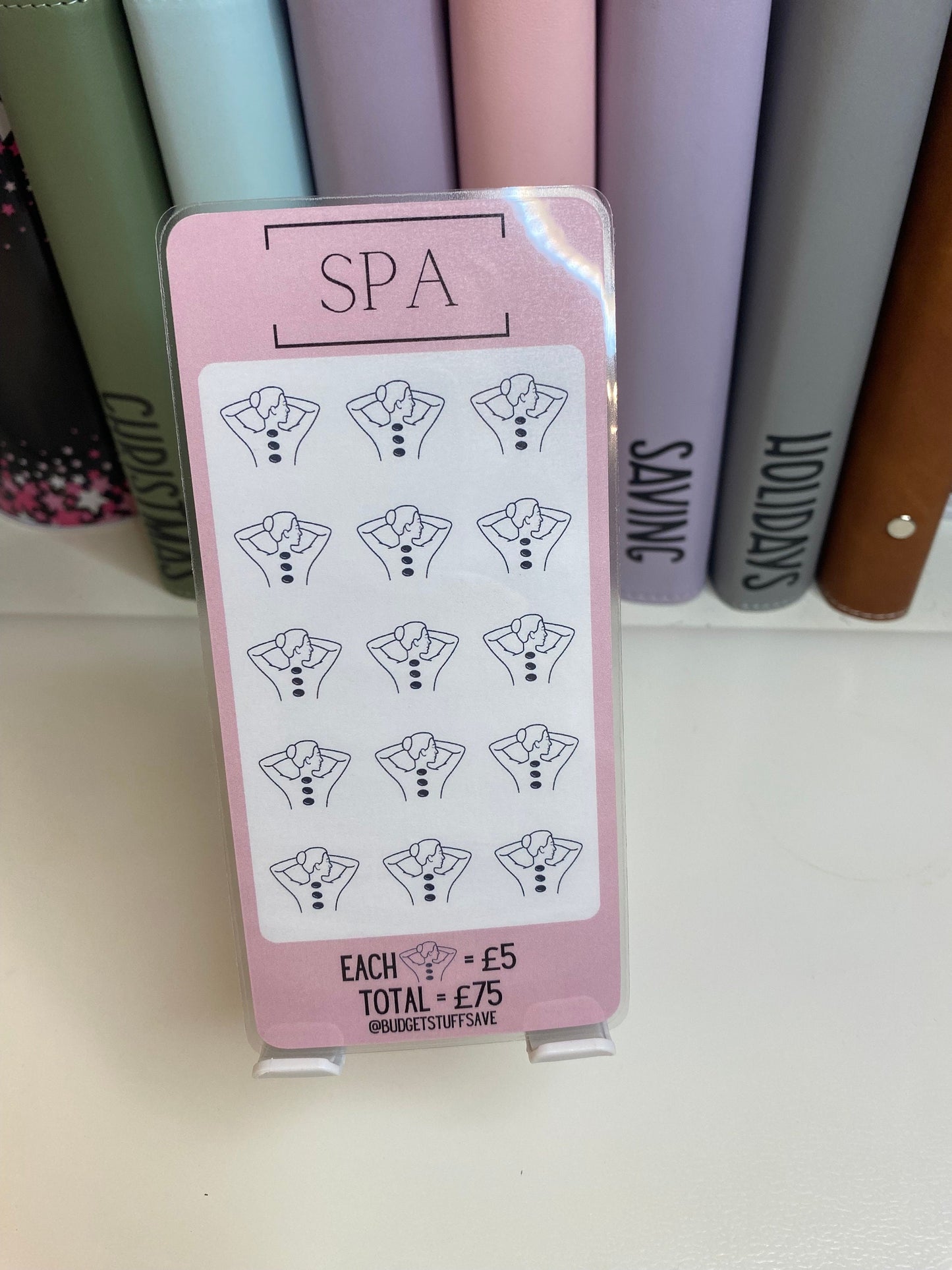 Spa Savings Tracker, Cash Stuffing, Budget Binder Trackers, Save Money, Cash Envelopes, Budgeting, Money Saving Challenges