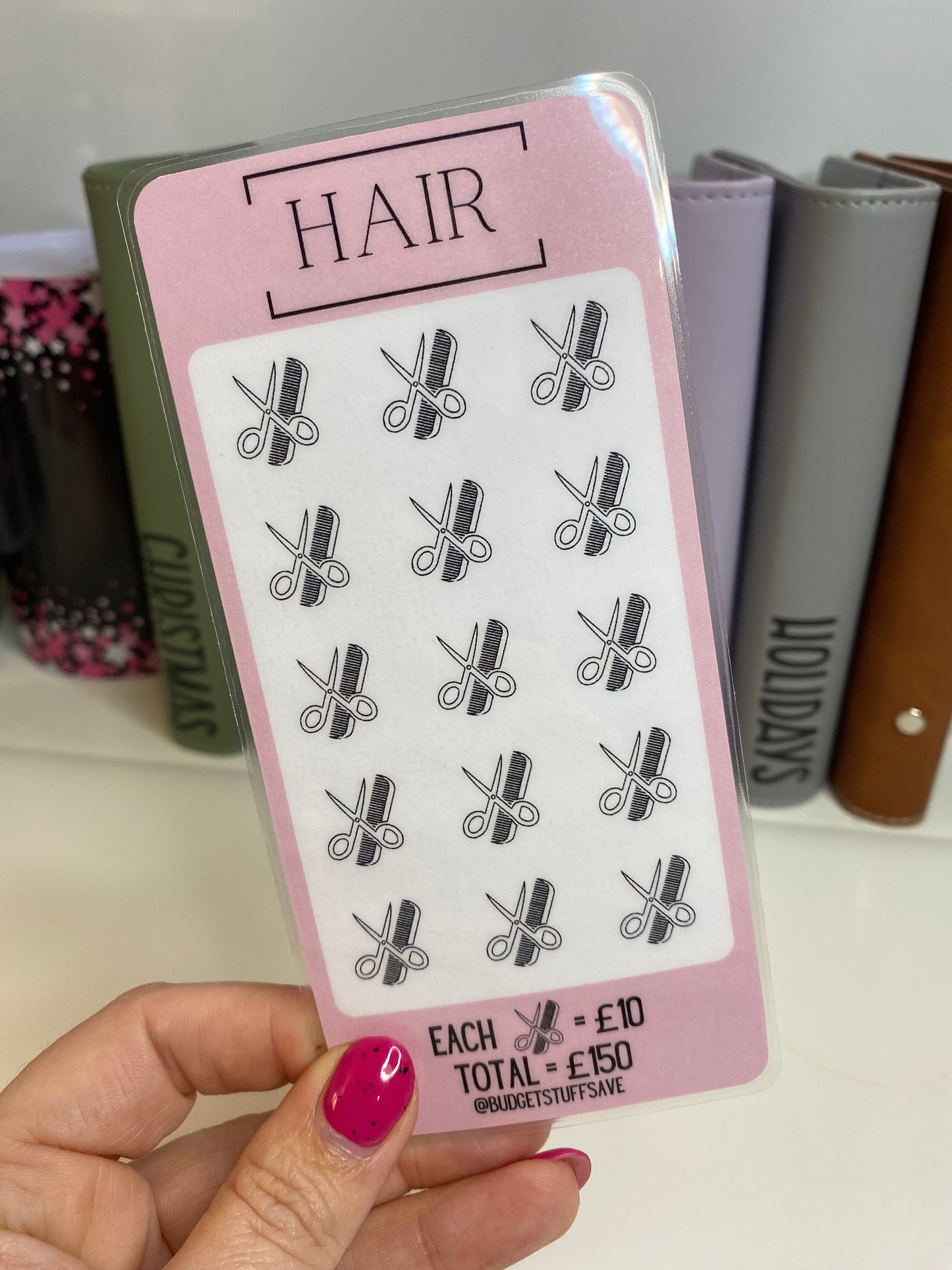 Hair Savings Tracker, Cash Stuffing, Budget Binder Trackers, Save Money, Cash Envelopes, Budgeting, Money Saving Challenges