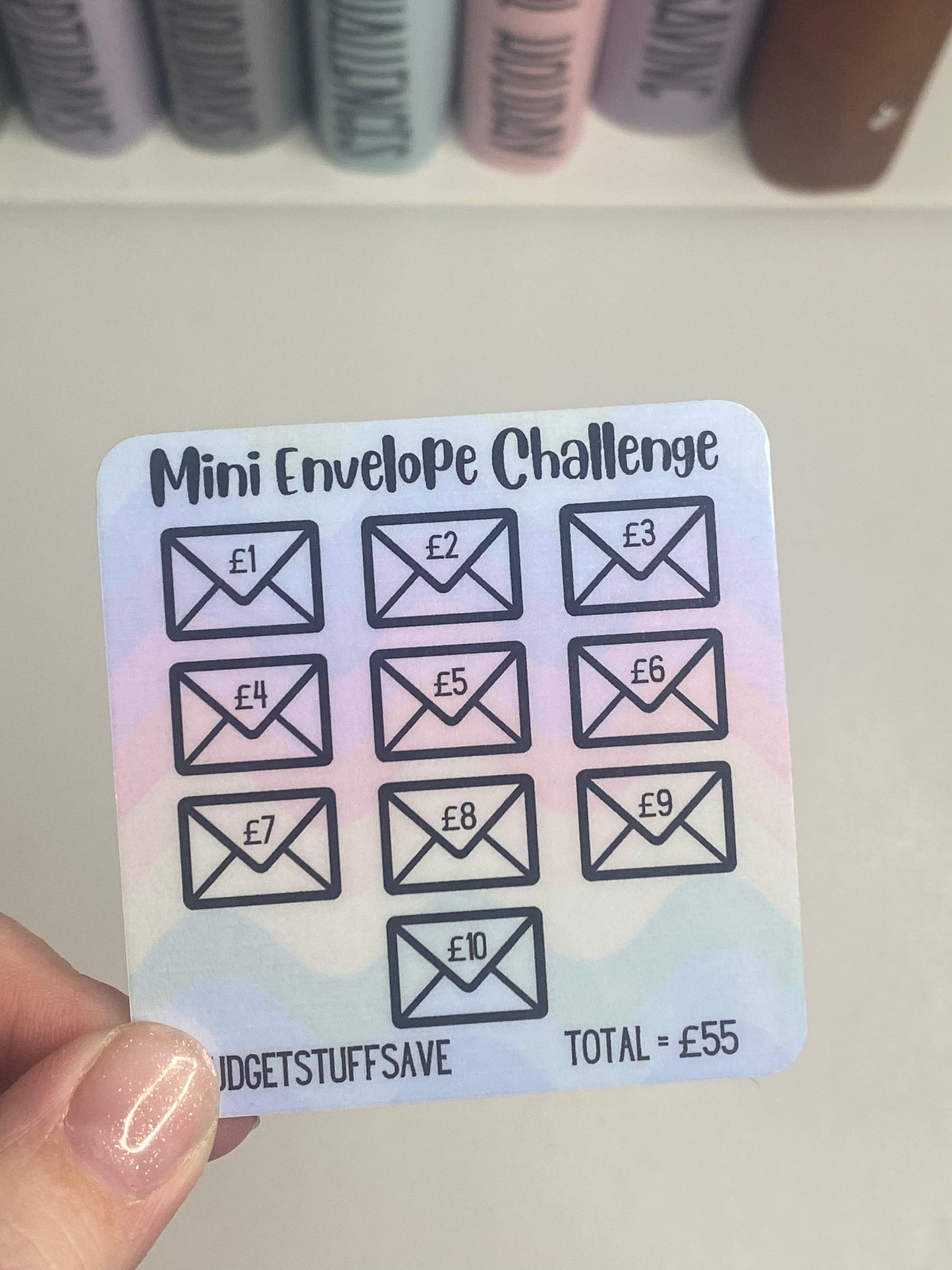 Mini Envelope Challenge Tracker, Cash Stuffing, Budgeting Tool, Financial planning