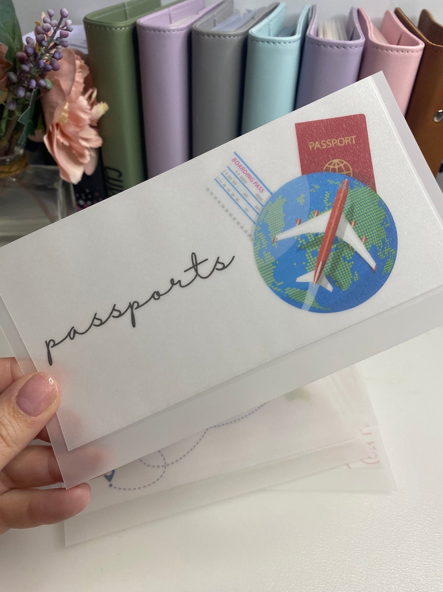 Passports A6 VELLUM Wallet, Cash Stuffing