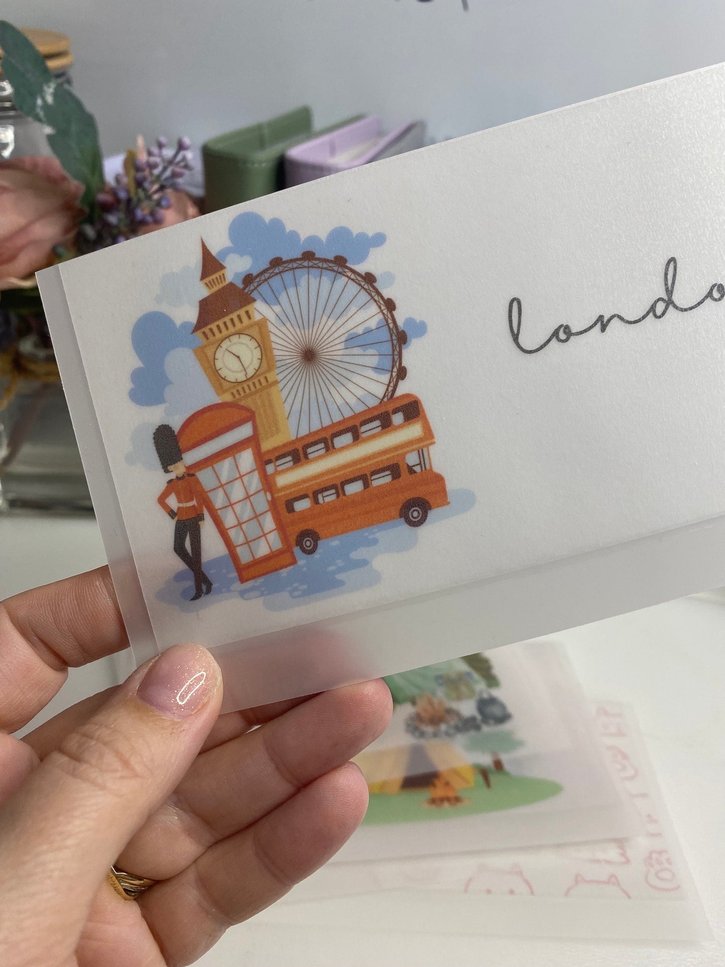 London A6 VELLUM Wallet and tracker, Cash Stuffing