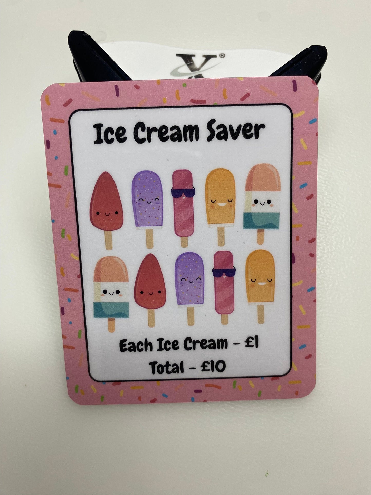 Mini Ice Cream Saver Tracker, Cash Stuffing, Budgeting, Budget Binder, Tracker, Save, Money, Challenge