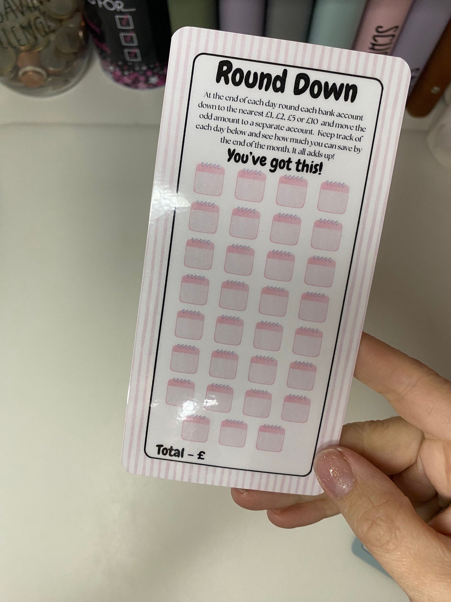 Round Down Challenge, Cash Stuffing