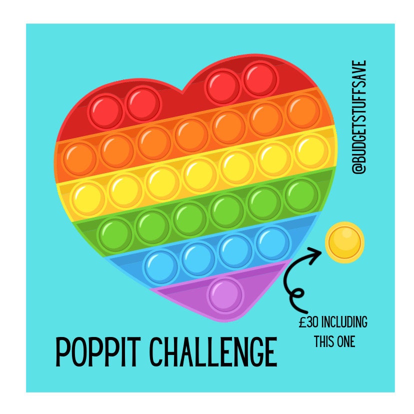 Poppit Budget Tracker, Cash Stuffing, Budget Binder, pocket money saver