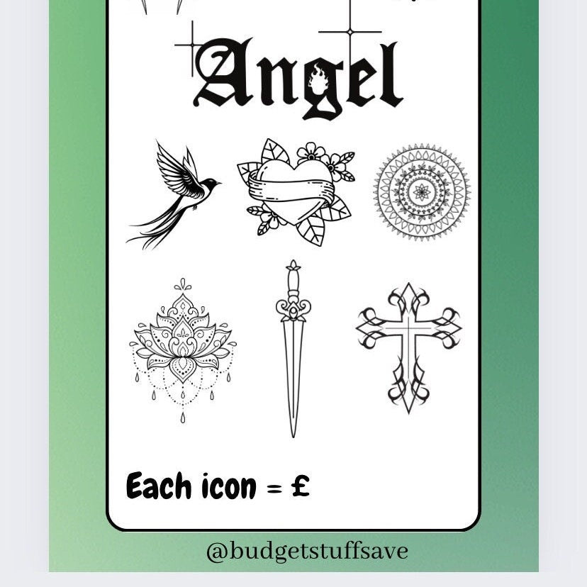 Tattoo Savings Tracker, cash Stuffing, Budgeting, A6 binder, Save money, Envelope method, Budget, Challenge