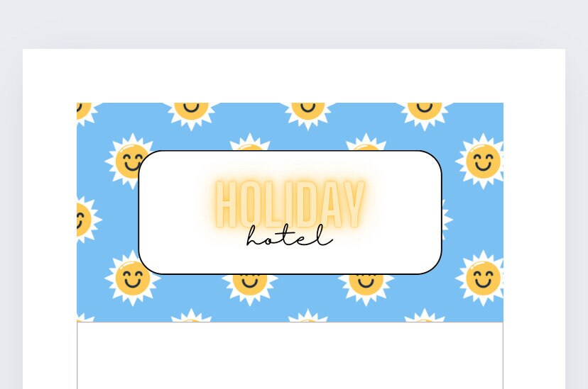 Holiday trackers and Vellum Wallets, Personalised, Sunshine Design