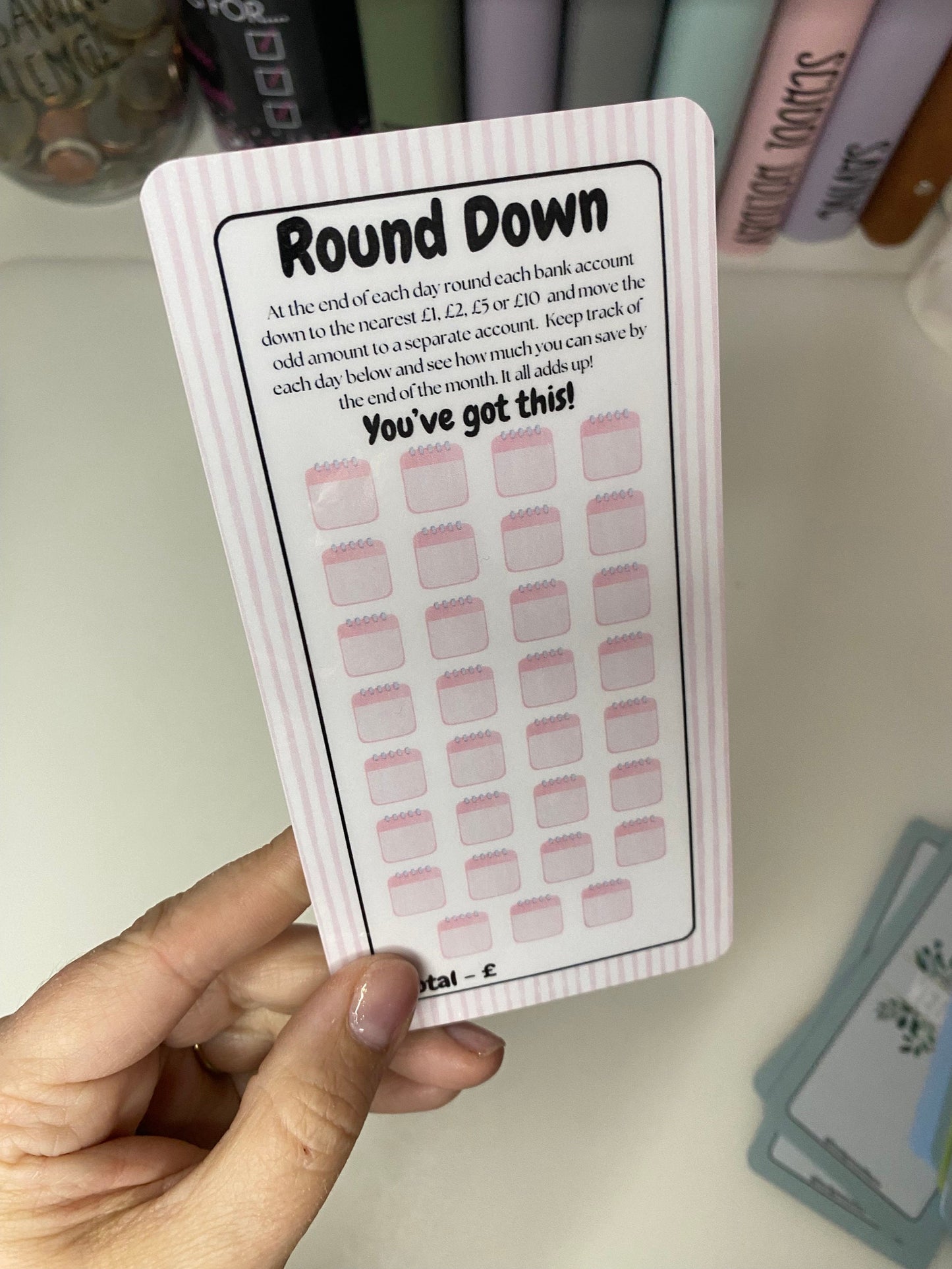 Round Down Challenge, Cash Stuffing