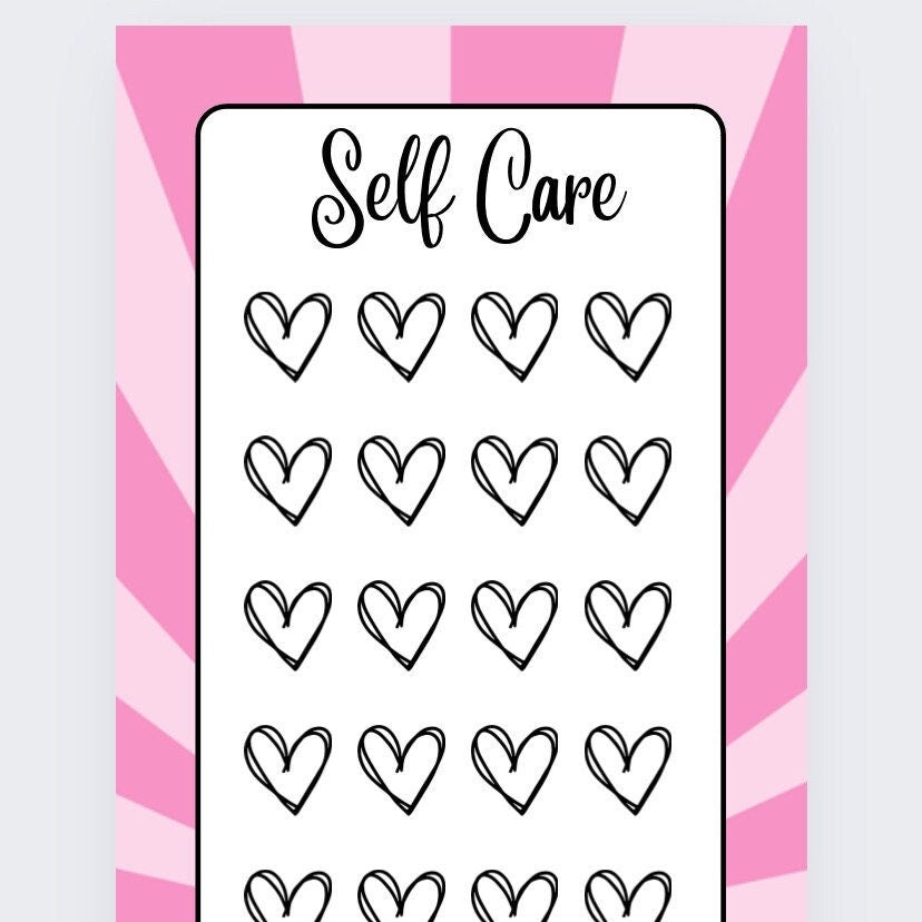 Self Care Tracker and vellum wallet, Cash Stuffing, Budgeting