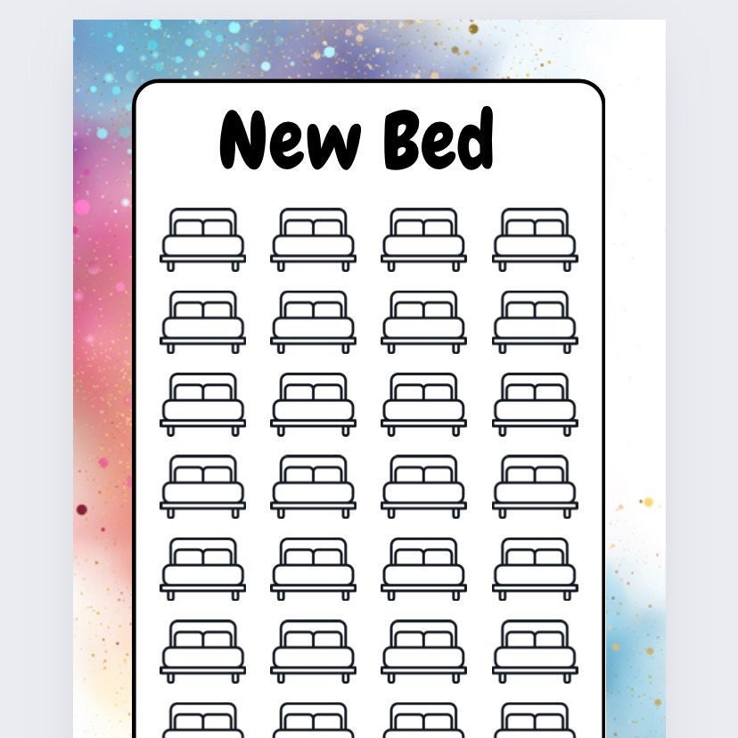 New Bed Savings Tracker, cash Stuffing, Budgeting, A6 binder, Save money, Envelope method, Budget, Challenge