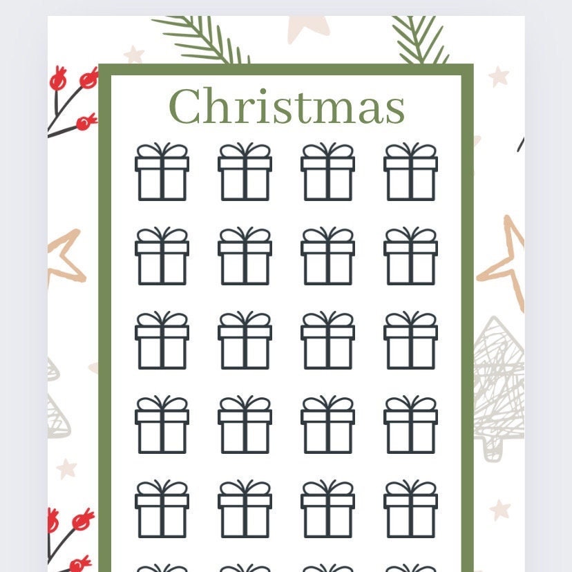 Christmas Savings Tracker, cash Stuffing, Budgeting, A6 binder, Save money, Envelope method, Budget, Challenge