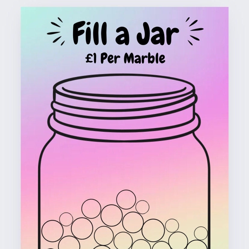 Fill a Jar Savings Tracker, cash Stuffing, Budgeting, A6 binder, Save money, Envelope method, Budget, Challenge