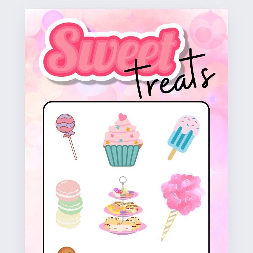 Sweet treats Savings Tracker, cash Stuffing, Budgeting, A6 binder, Save money, Envelope method, Budget, Challenge