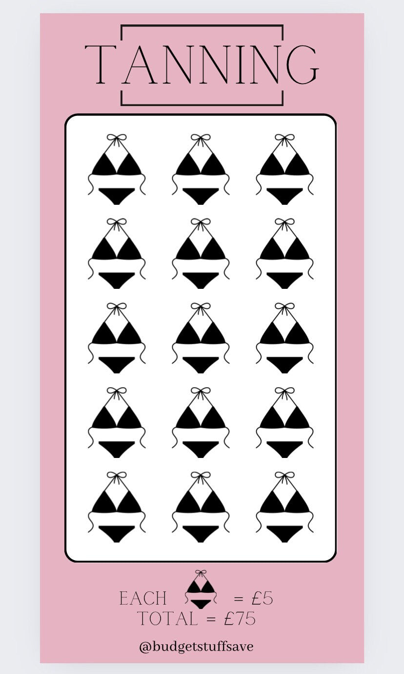 Tanning Savings Tracker, Brows, Cash Stuffing, Budget Binder Trackers, Save Money, Cash Envelopes, Budgeting, Money Saving Challenges