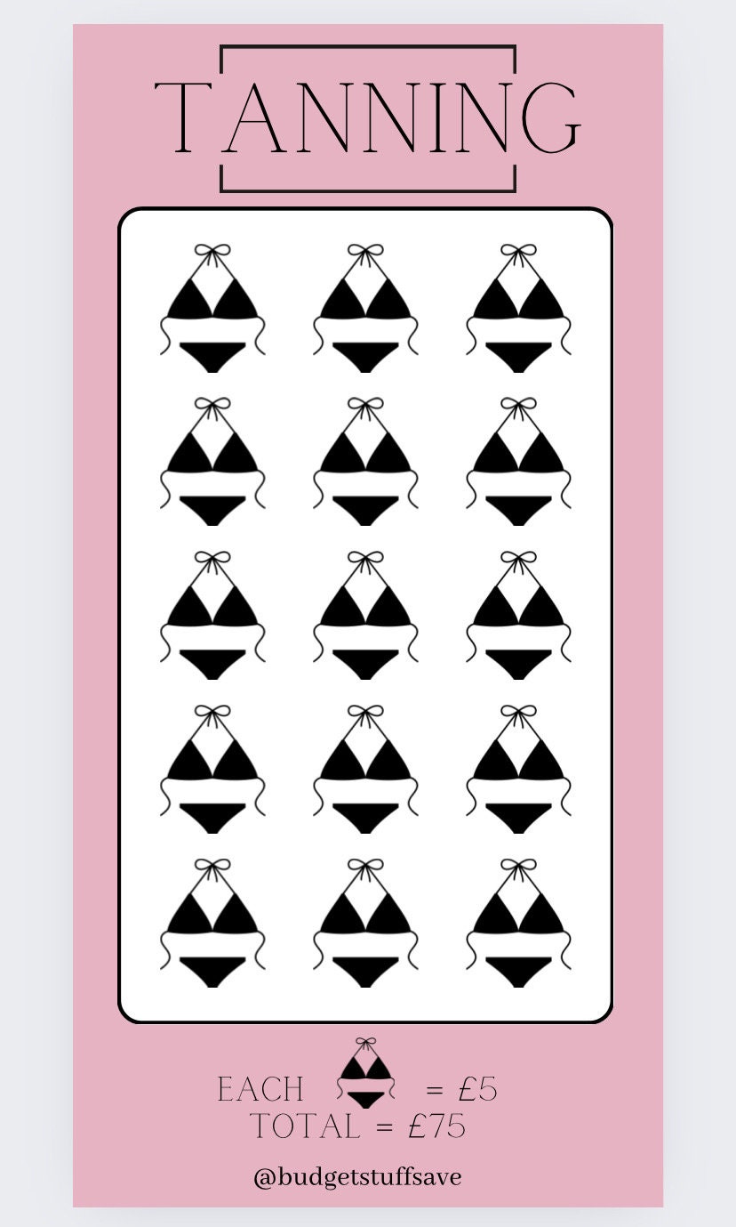 Tanning Savings Tracker, Brows, Cash Stuffing, Budget Binder Trackers, Save Money, Cash Envelopes, Budgeting, Money Saving Challenges