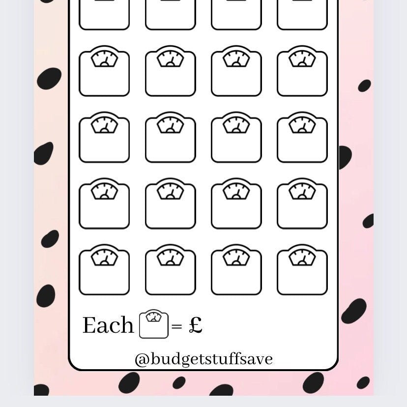 Pounds for lbs Savings Tracker, cash Stuffing, Budgeting, A6 binder, Save money, Envelope method, Budget, Challenge, Weight Loss