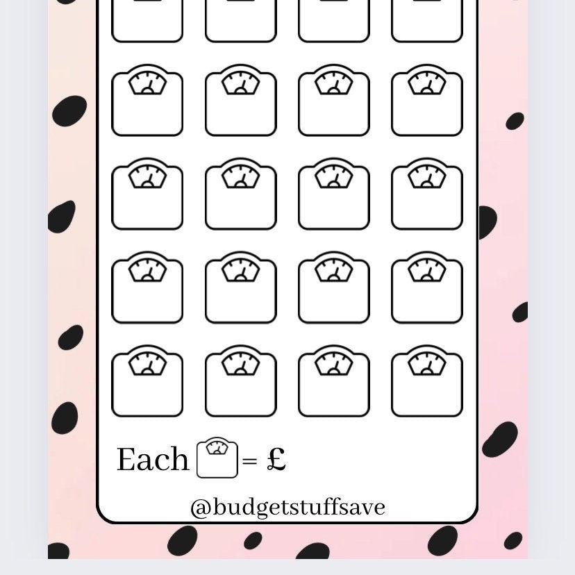 Pounds for lbs Savings Tracker, cash Stuffing, Budgeting, A6 binder, Save money, Envelope method, Budget, Challenge, Weight Loss