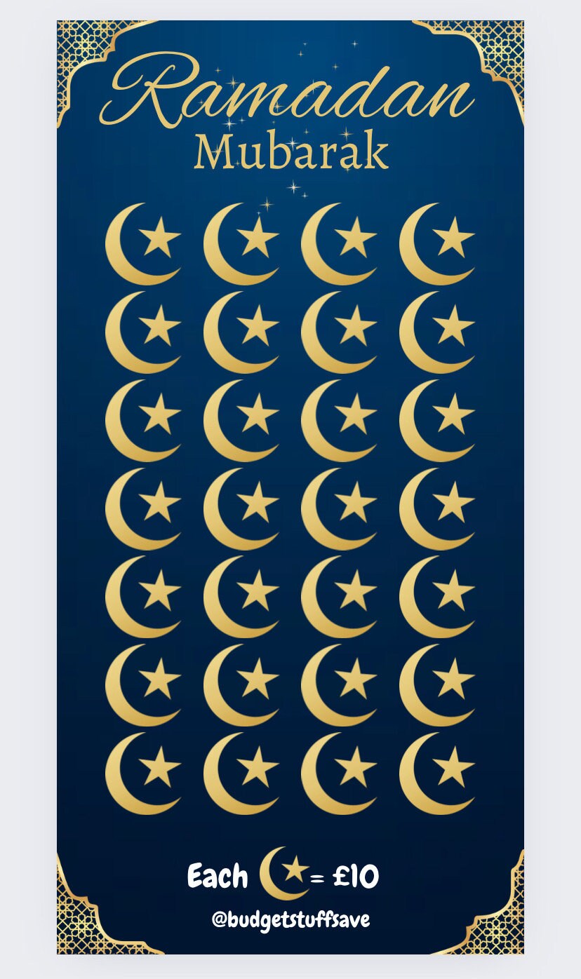 Ramadan Savings Tracker, cash Stuffing, Budgeting, A6 binder, Save money, Envelope method, Budget, Challenge