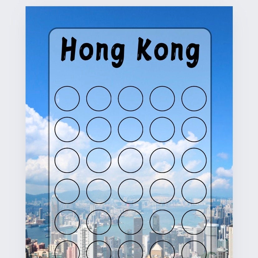 Hong kong Savings Tracker, cash Stuffing, Budgeting, A6 binder, Save money, Envelope method, Budget, Challenge