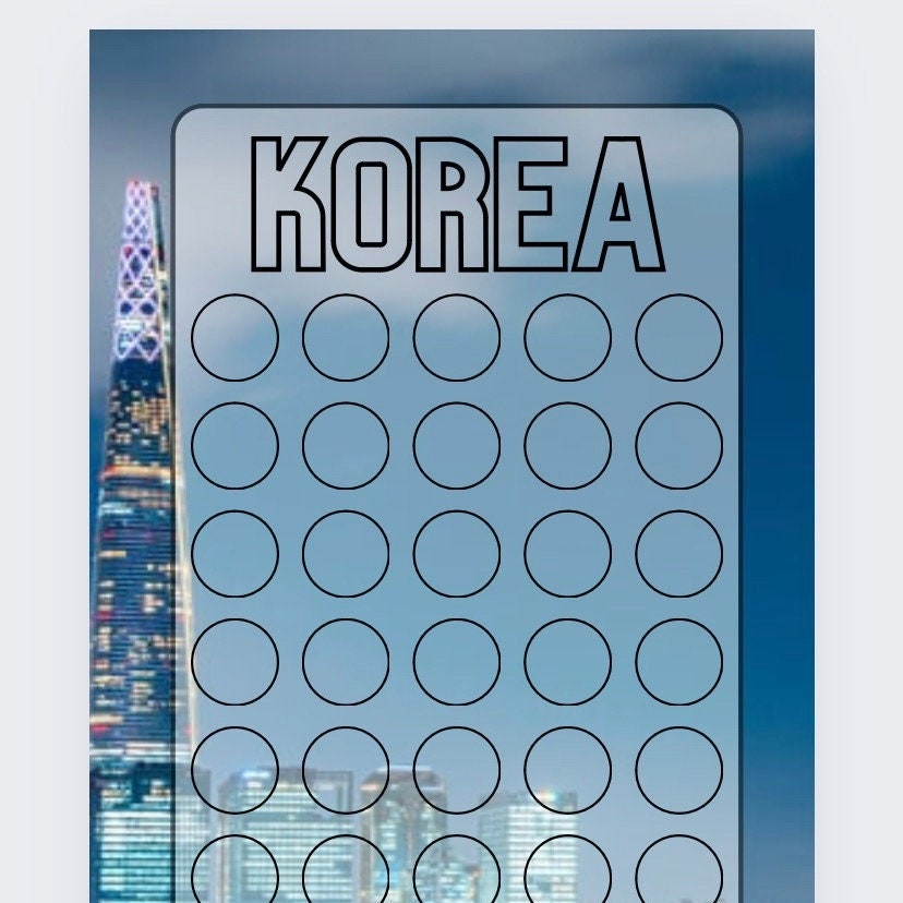 Korea Savings Tracker, cash Stuffing, Budgeting, A6 binder, Save money, Envelope method, Budget, Challenge
