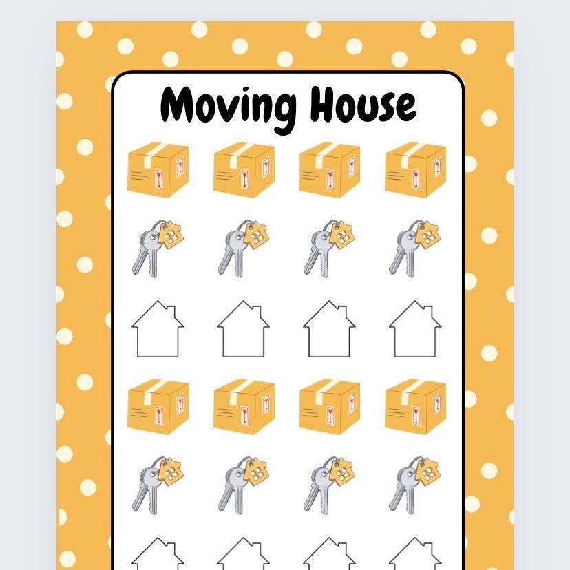 Moving House Savings Tracker, cash Stuffing, Budgeting, A6 binder, Save money, Envelope method, Budget, Challenge