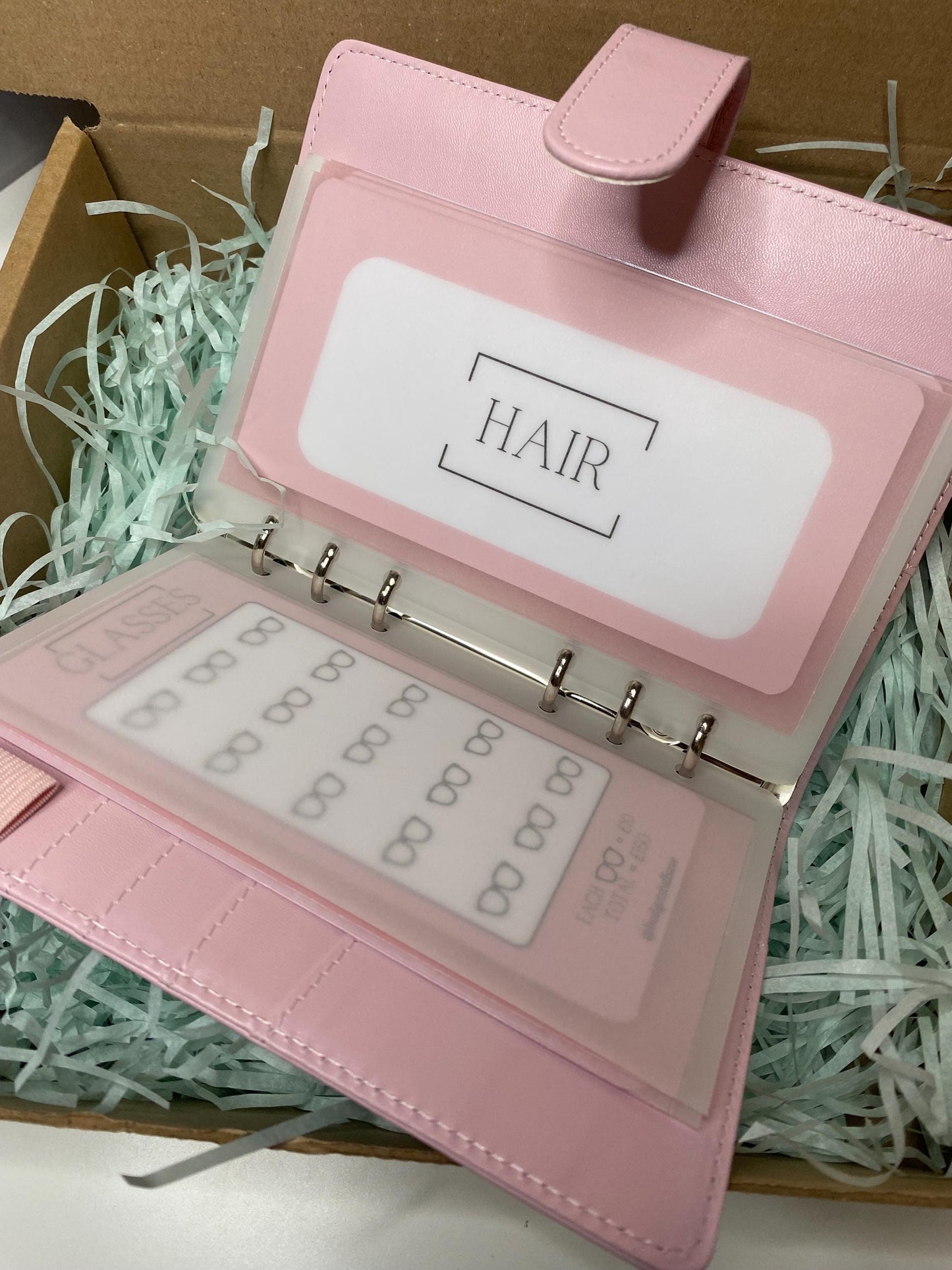 Self care Binder with trackers and wallets , Cash Stuffing, Budget Binder Trackers, Save Money, Budgeting, Challenges, hair, nails, brows,