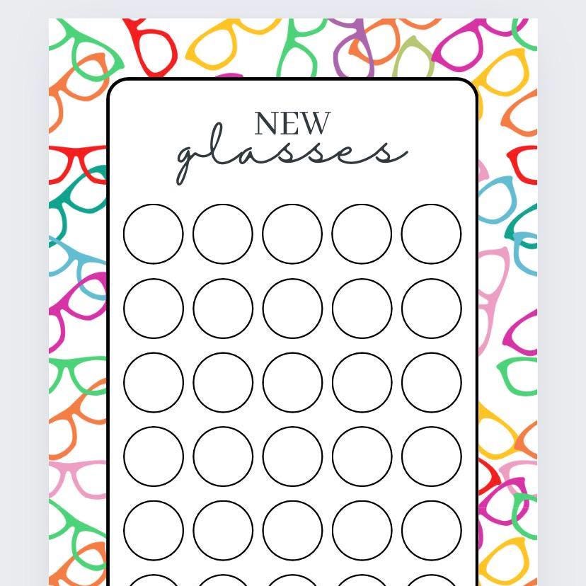 Opticians/New Glasses Savings Tracker and wallet, cash Stuffing, Budgeting, A6 binder, Save money, Envelope method, Budget, Challenge