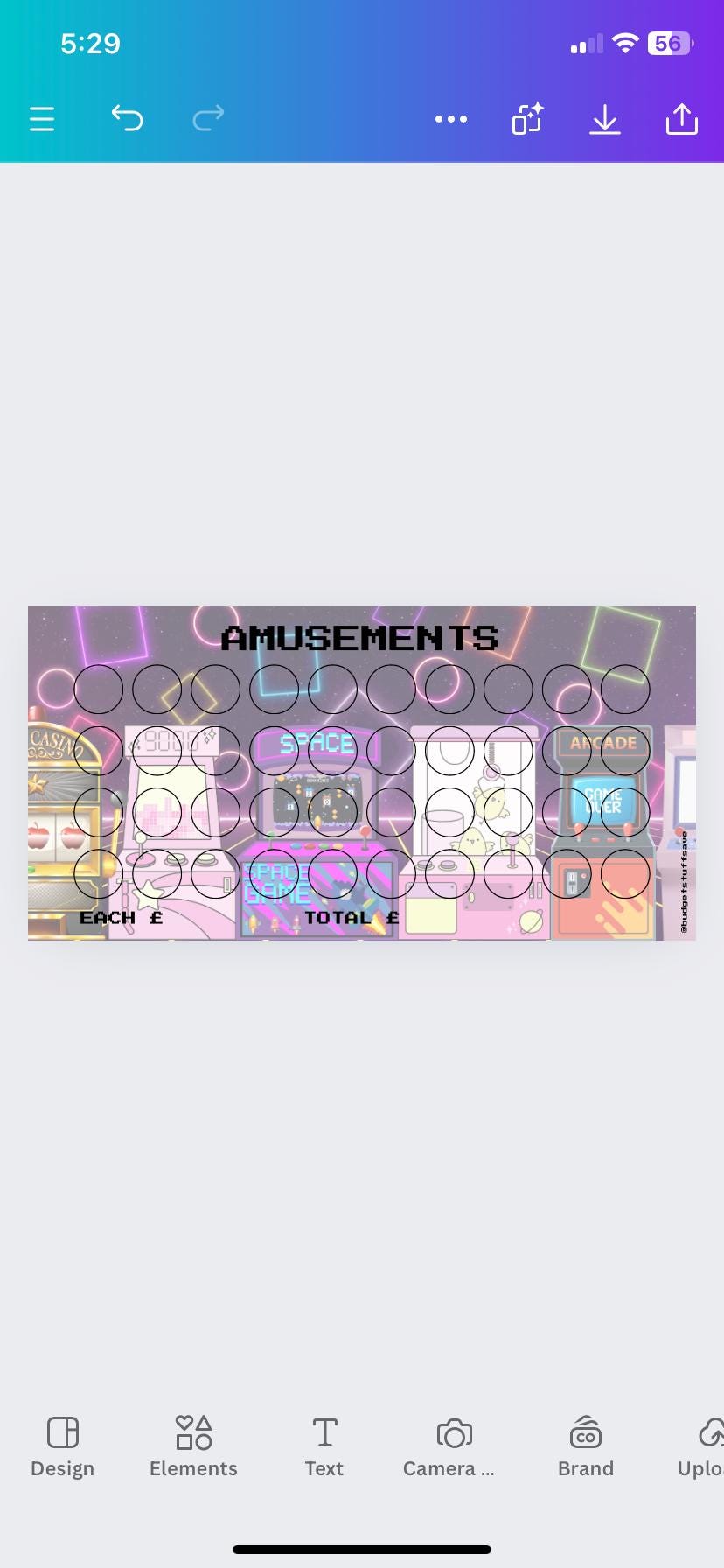 Amusements Savings Tracker and wallet, cash Stuffing, Budgeting, A6 binder, Save money, Envelope method, Budget, Challenge