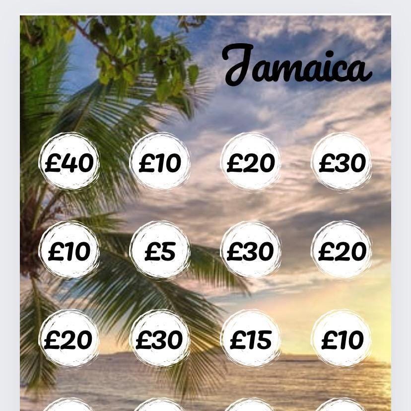 A6 Jamaica Vellum Wallet, tracker, zip wallet for Cash Stuffing, Budgeting, Wallets, Save, Cash, Organise