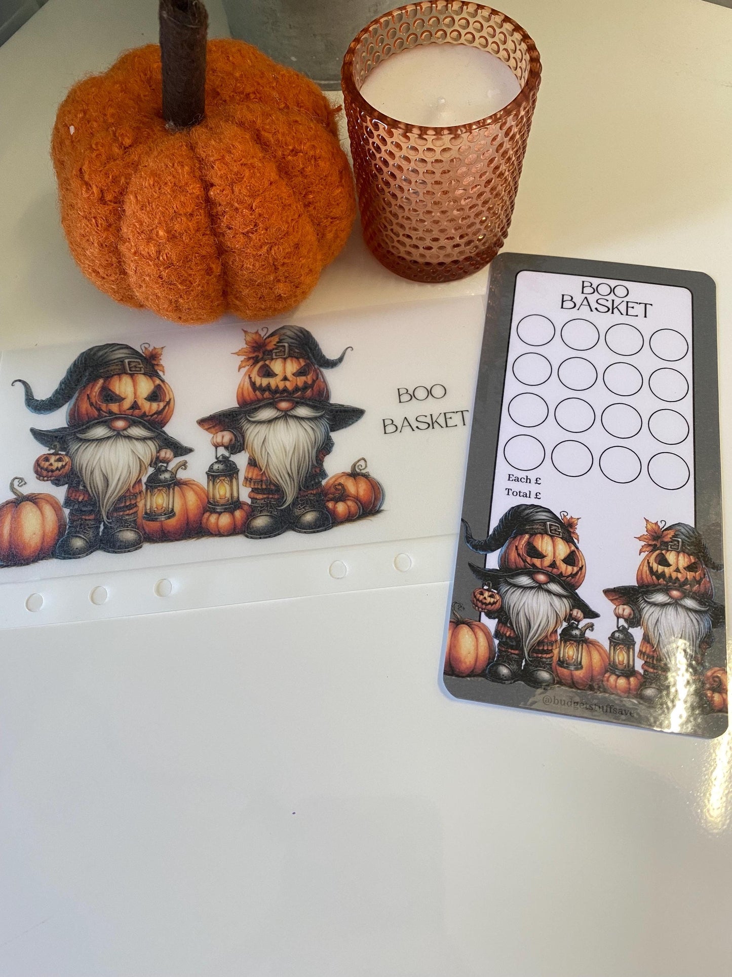 Boo Basket Vellum Wallet and tracker for Cash Stuffing, Budgeting, Wallets, Save, Cash, Organise