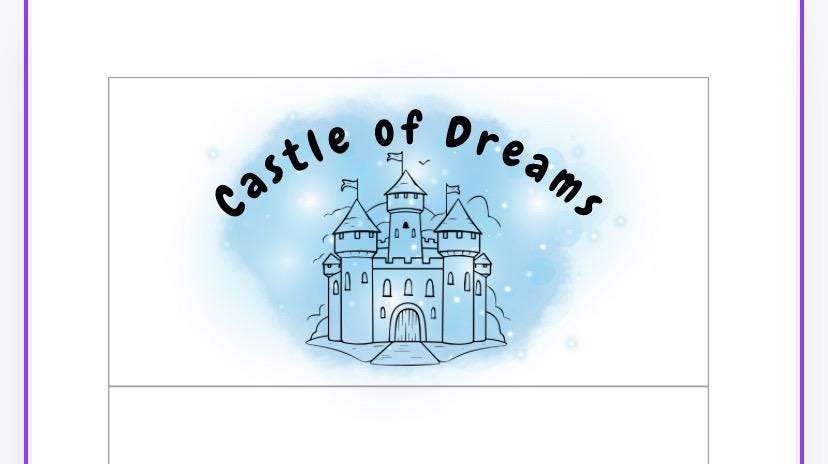 Castle of Dreams Savings Tracker and wallet, cash Stuffing, Budgeting, A6 binder, Save money, Envelope method, Budget, Challenge