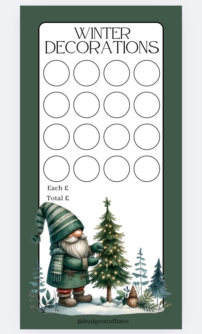 4 Seasons Decorations Savings Trackers and wallets, cash Stuffing, Budgeting, A6 binder, Save money, Envelope method, Budget, Challenge