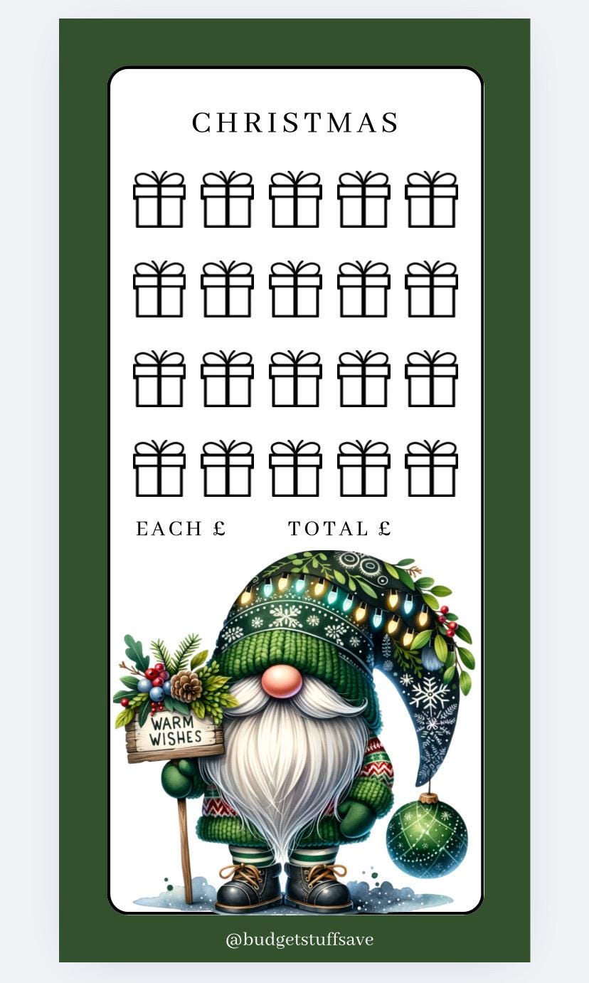 A6 Green Gonk Vellum Wallets and trackers for Cash Stuffing, Budgeting, Wallets, Save, Cash, Organise